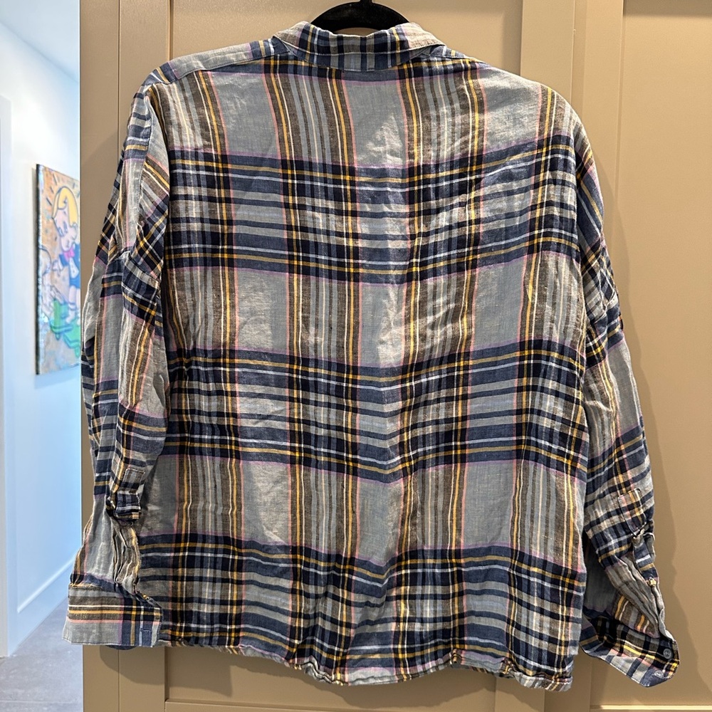 Sessun Linen Button Down View 4